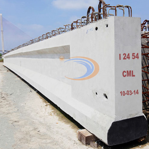 Đúc Dầm Bê Tông Cốt Thép Chữ I, Chiều Dài 24m
